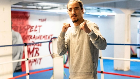 Mohamed El Marcouchi, champion de boxe.