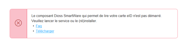 Capture d'écran du message d'avertissement ci-dessous.